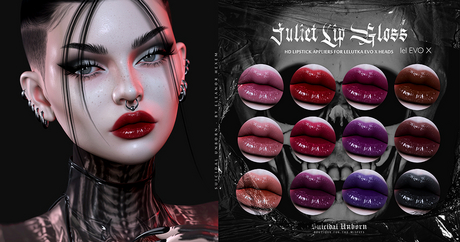 Second Life Marketplace - -SU!- Juliet Lip Gloss -Lel EVOX-
